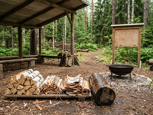 Дрова для школы выживания и туризма в Самаре